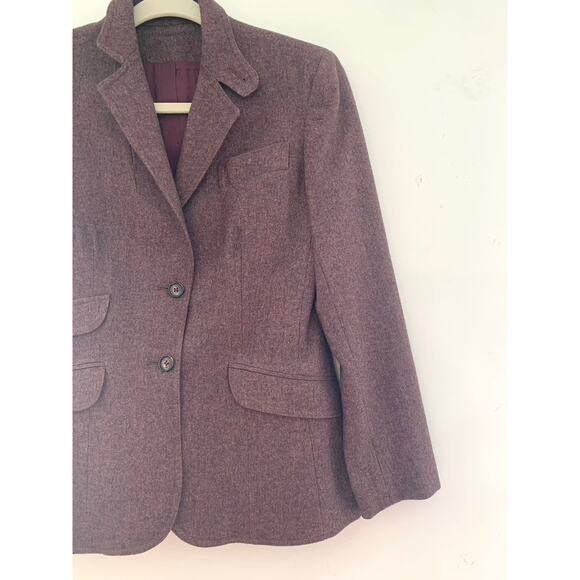 Vintage Pure Wool Blazer Womens Size 6 Academia Feminine Tailored Fall Classic - Picture 4 of 8